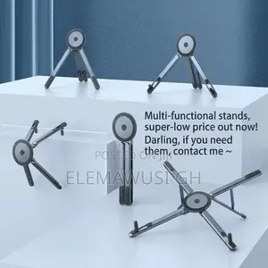 Foldable Magnetic Multi-Purpose Portable Laptop/Phone Tablet Stand