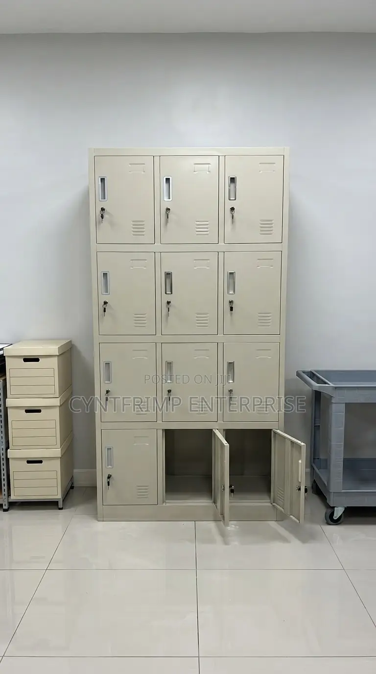 12-Door Metal Storage Locker