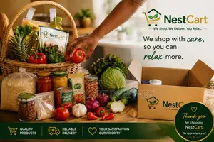 NestCart Grocery Shopping Delivery Packages