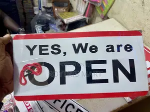 Yes We’re Open and Closed Signage