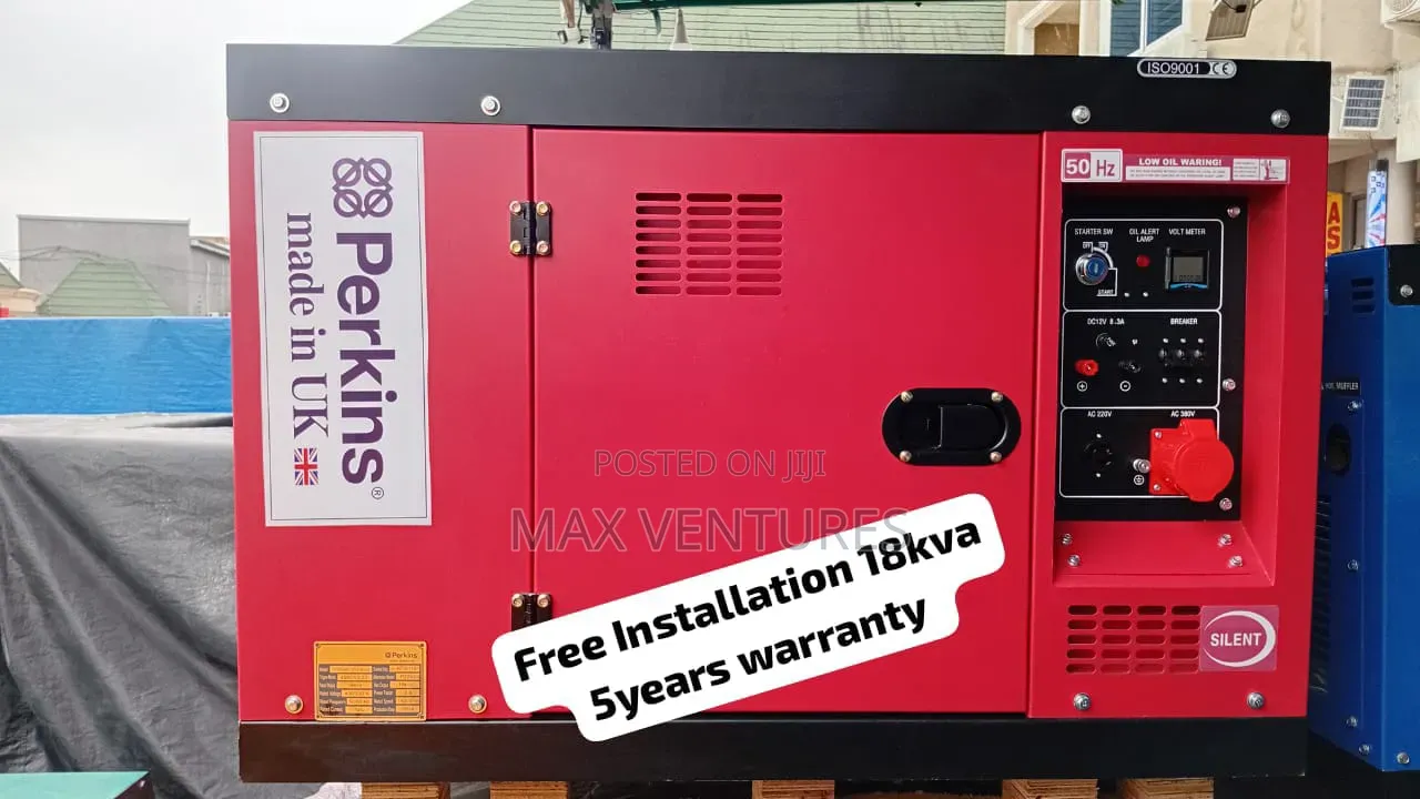 Powerful Perkins 18kVA Silent Diesel Generator Available 18kva