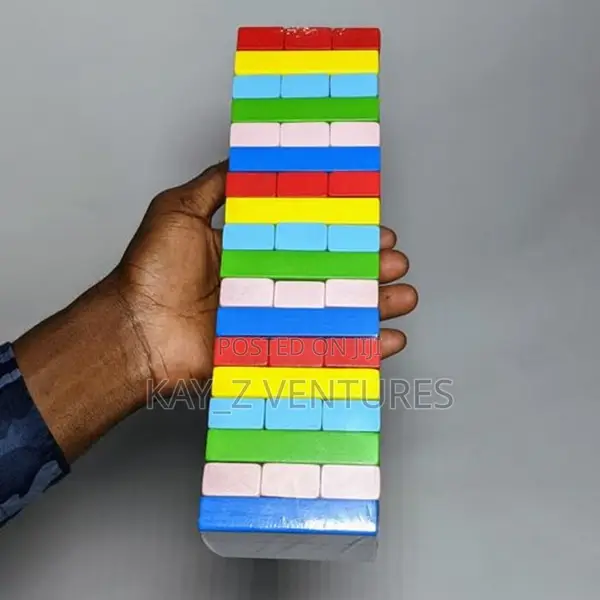 Wooden Jenga Blocks Game