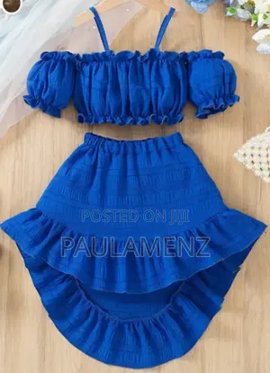Cute Girls 2 Pieces Set Dress for Age 5yr to 6yrs