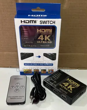 5-Port Hdmi Switch, 5-Input 1-Output Hdmi Switcher