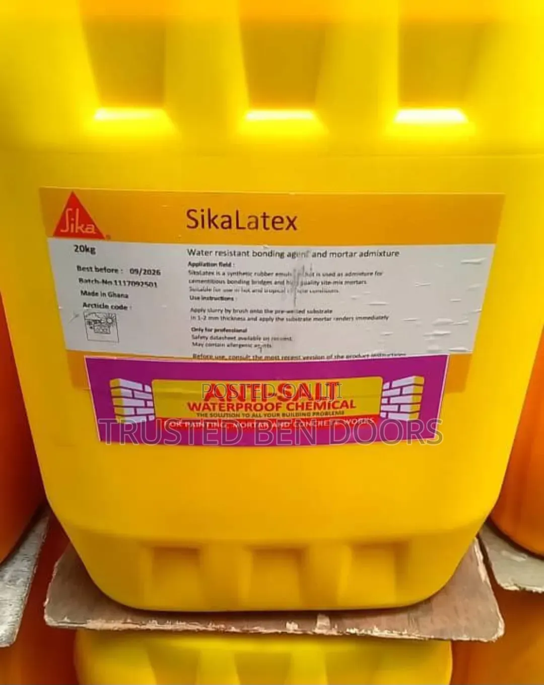 Anti Salt Waterproof for Plastering & Concrete Construction Work 20kg