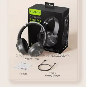 Zealot B38 Foldable Bluetooth Wireless Headphone With Ai Headset