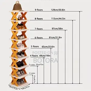 9-Floor Space-Saving Easy Shoe Rack to Store Artifacts in Home Room