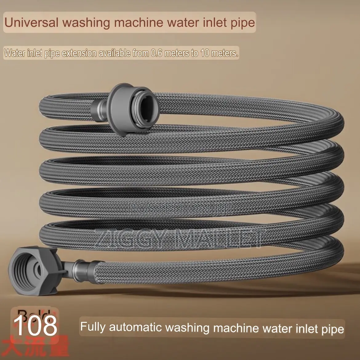 10 Meters Automatic Washing Machines Inlet Hose