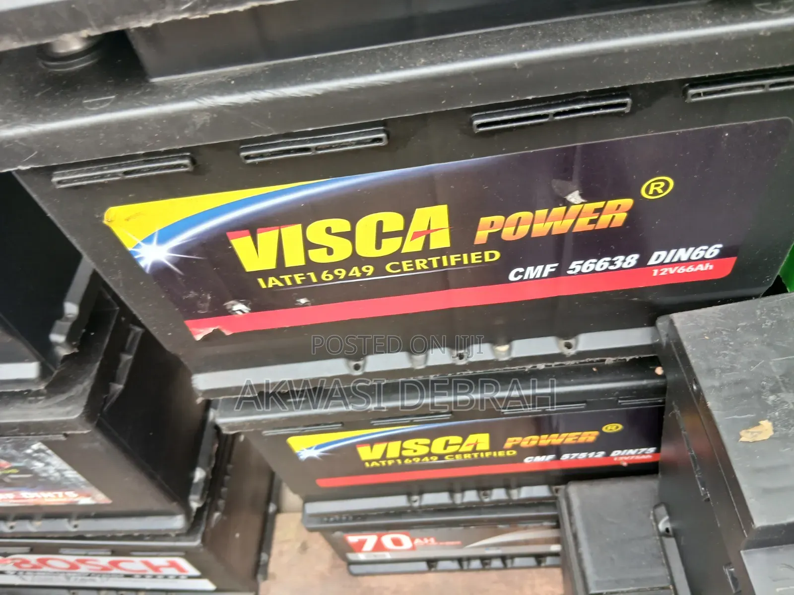 Original Visca Battery 15 17 Plate