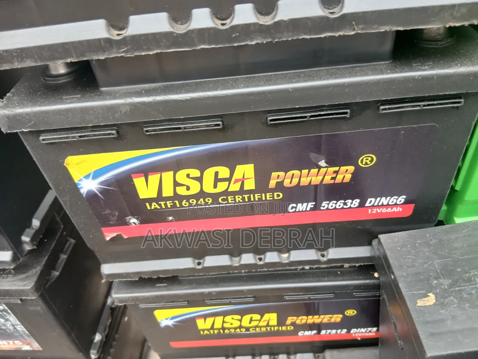 Original Visca Battery 15 17 Plate