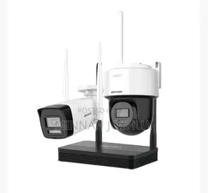 HIKVISION 4MP H.265 One Bullet + One Turret WiFi NVS