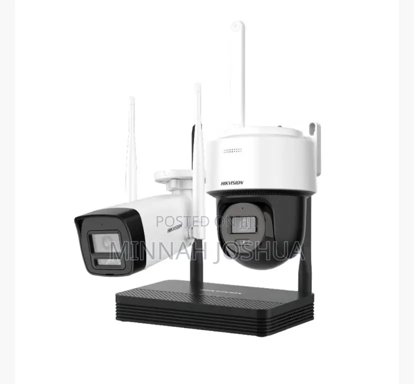 HIKVISION 4MP H.265 One Bullet + One Turret WiFi NVS