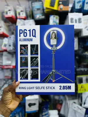 P61Q Aluminum Ring Light Selfie