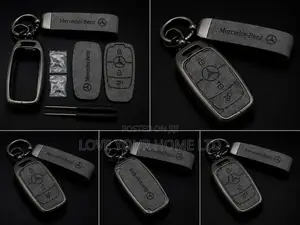 3-Button Smart Key Replacement Shell Kit With TPU Frame