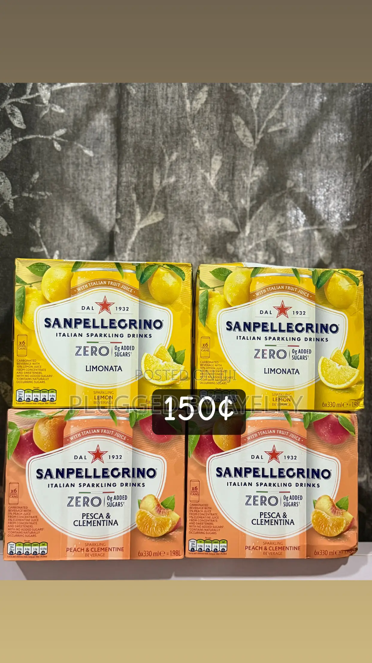 Sanpellegrino Lemon and Peach Orange