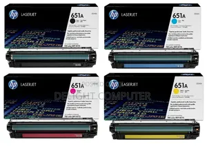 HP Laser 651a Toner Black and Color