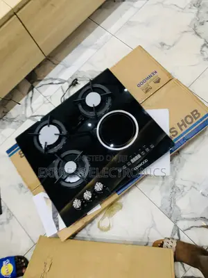 Stainless Sleek Black Gas Electric Cooker 3-1 Stove Kenwood
