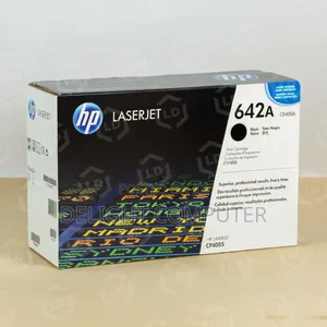 Shop HP 642A Black Original LaserJet Toner Cartridge