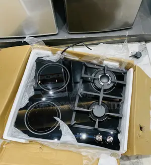 Just Purchase Kenwood Black Glass 2 Gas Burners and 2 Electric Hob