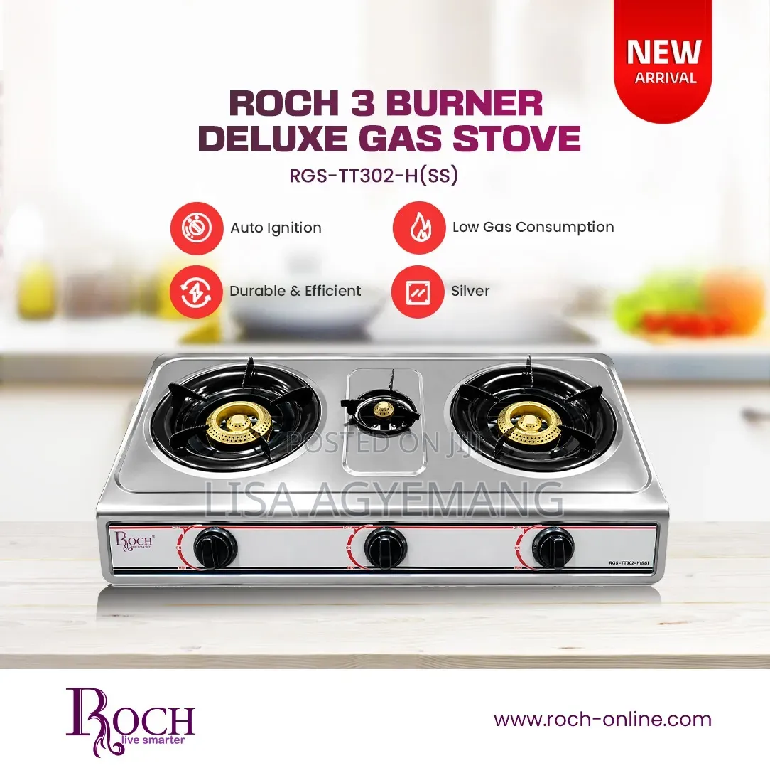 Roch 3 Burner Table Top Gas Stove