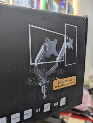 FI60 Dual Monitor Stand - Full Adjustable Monitor Desk Mount