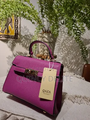 Hot Pink Qaza Ladies Handbag
