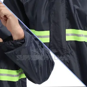 Safety Rain Suit With Reflective Stripes