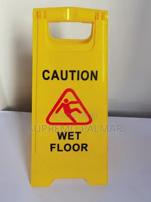 Wet Floor Warning Sign – Cleaning in Progress Safety Caution