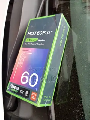New Infinix Hot 60 Pro+ 256 GB Black