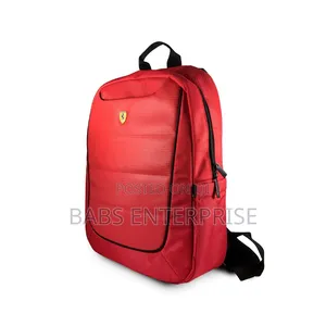 Ferrari 15 Inch Backpack Red