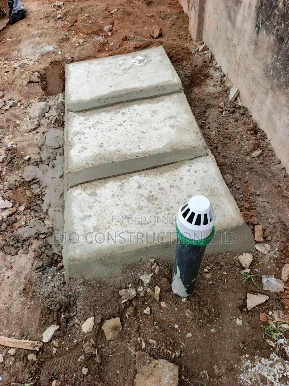 Installation Masters of Biodigester Biogas Biofil Manhole Toilet