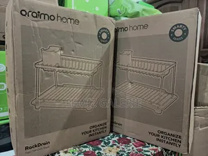 Oraimo Rackdrain Foldable Two-Tier Dish Rack With Guided Drainage