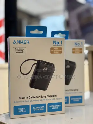 Anker Power Bank, 22.5w High-Speed Charging Portable