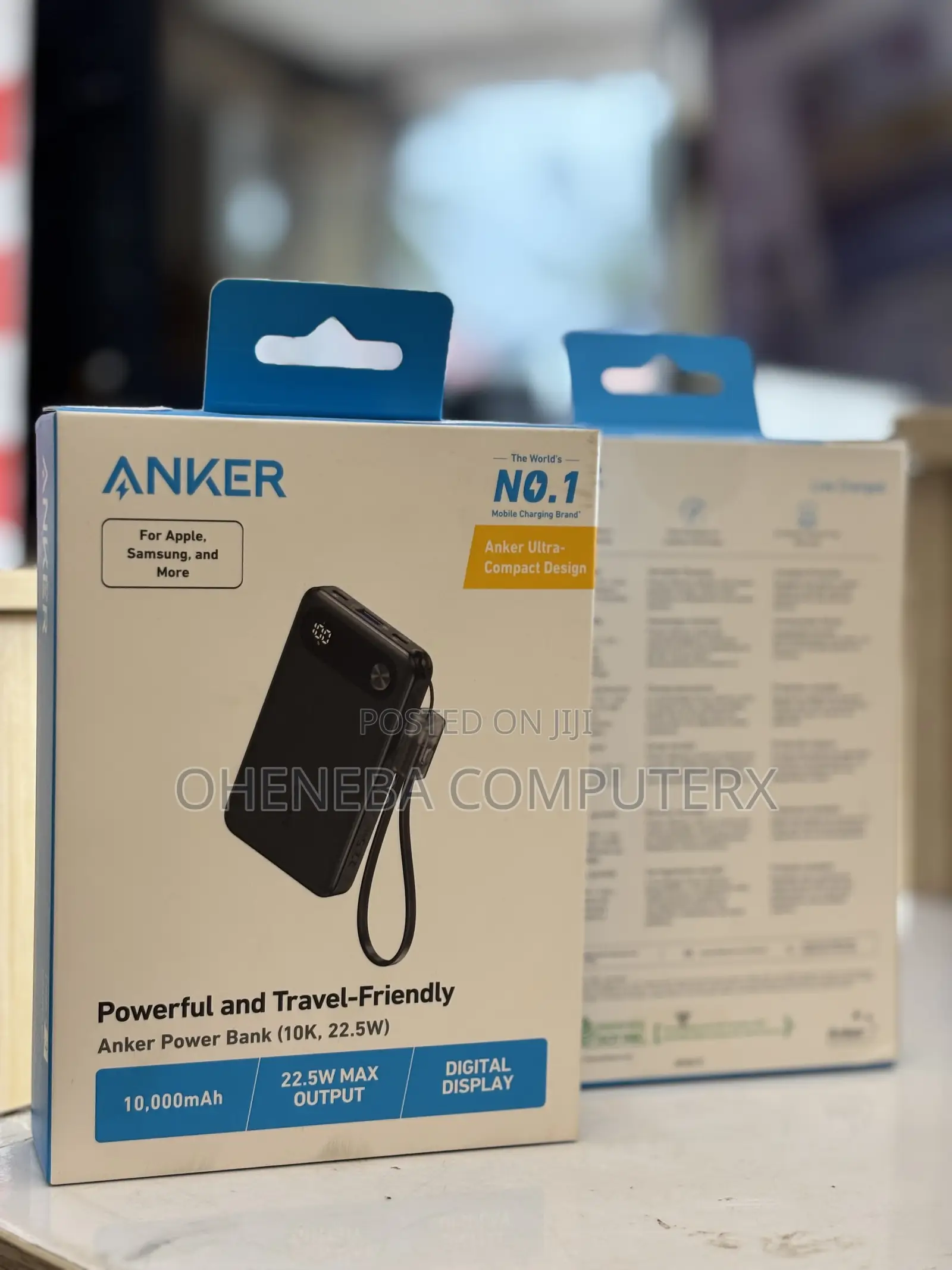 Anker Powerbank 10,000 Mah Pocket Size Travel Mate