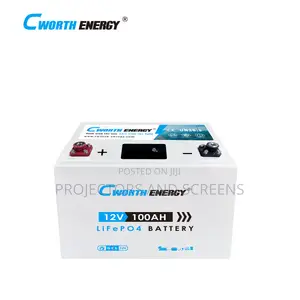 Cworth Lithium Ion Phosphate Battery 12v 100ah