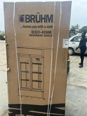 Brand New Bruhm /Novo Double Door Display Frigde