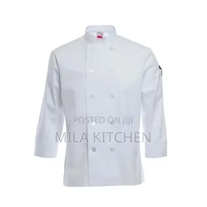 Quality Chef Jacket - White Long Sleeves