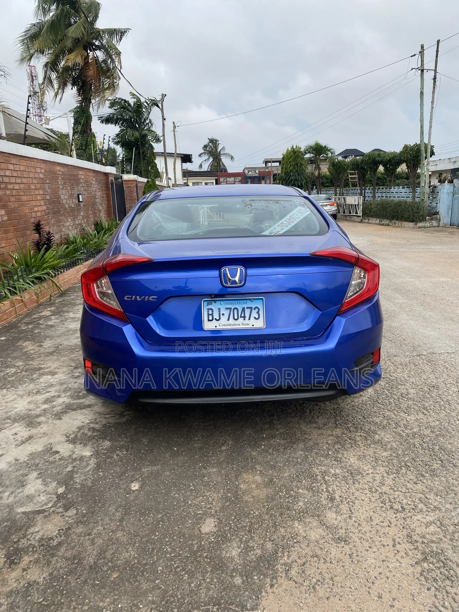 Honda Civic EX-L 4dr Sedan (1.5L 4cyl) 2017 Blue