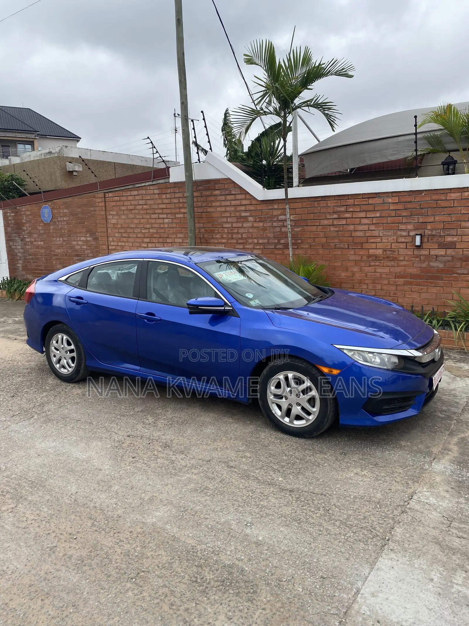 Honda Civic EX-L 4dr Sedan (1.5L 4cyl) 2017 Blue