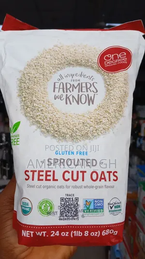 Organic Sprouted Steel Cut Oat, 680g
