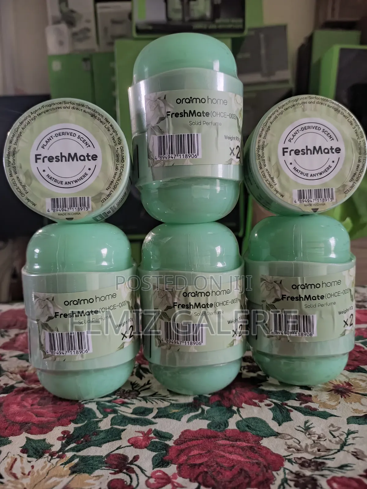 Oraimo FreshMate 90g Natural Long-Lasting Solid Perfume