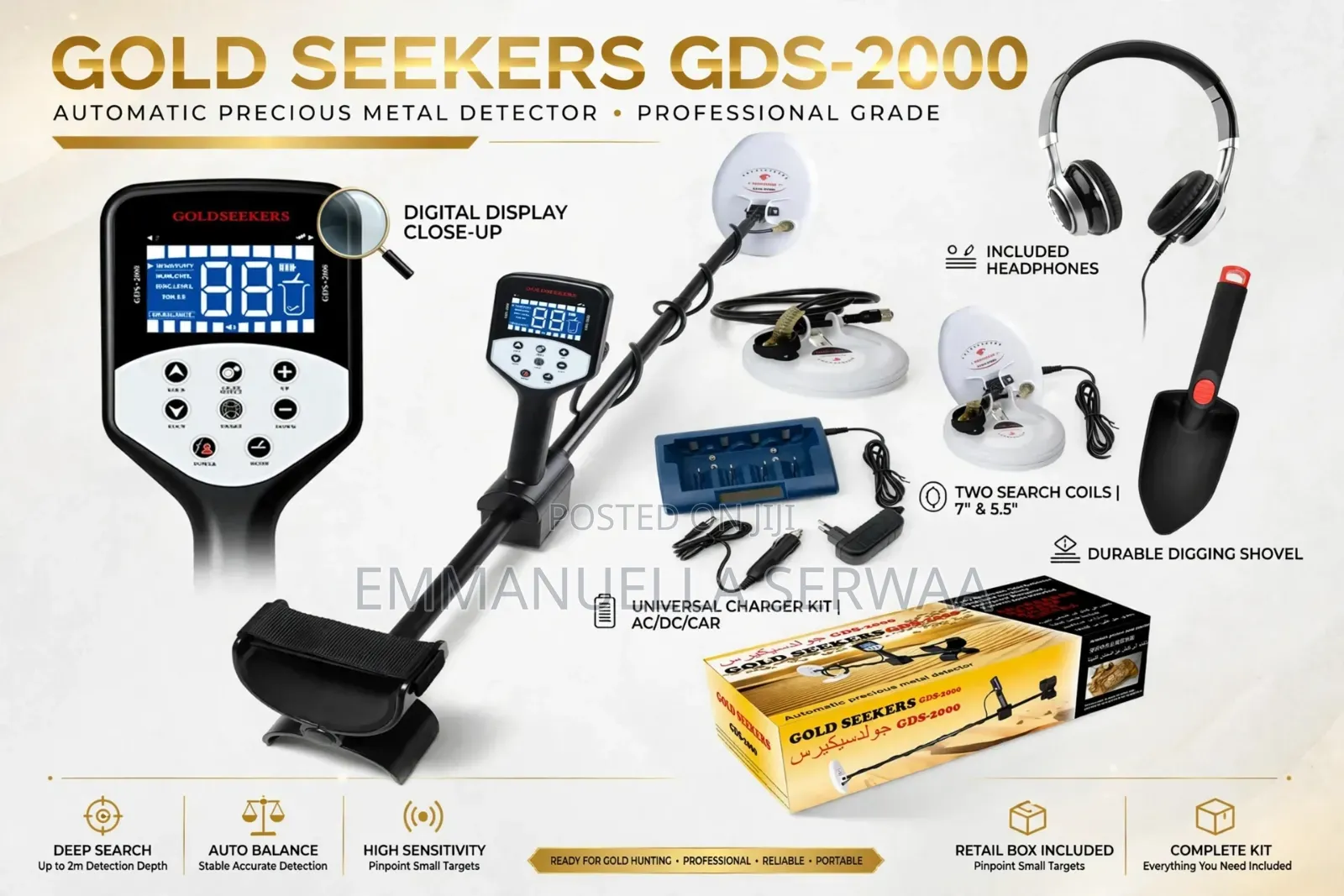 Gold Seekers Metal Detector