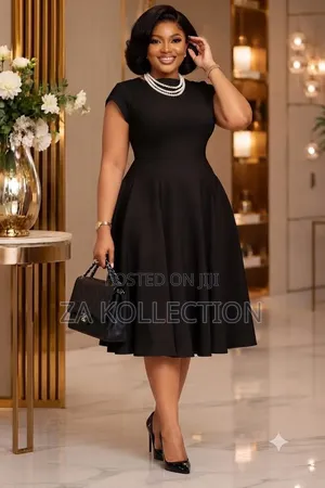 Modern Ladies Flare Black Office Wear