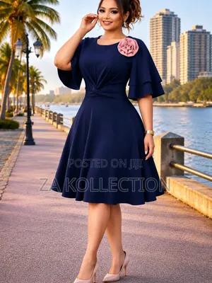 Elenzga Women's Fashionable Flare Dress