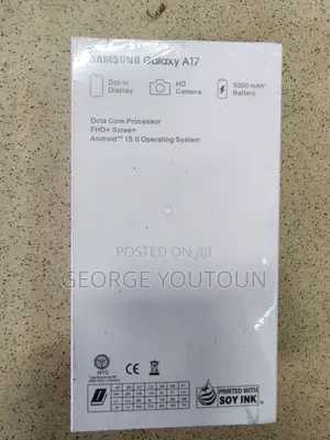New Samsung Galaxy A17 5G 256 GB Black