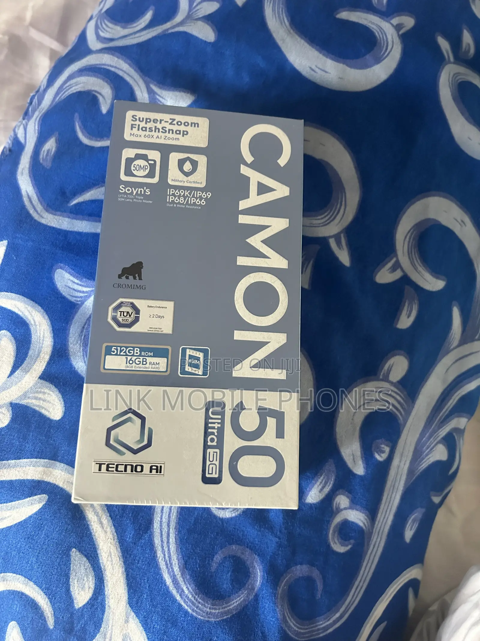 New Tecno Camon 50 Ultra 512 GB Black