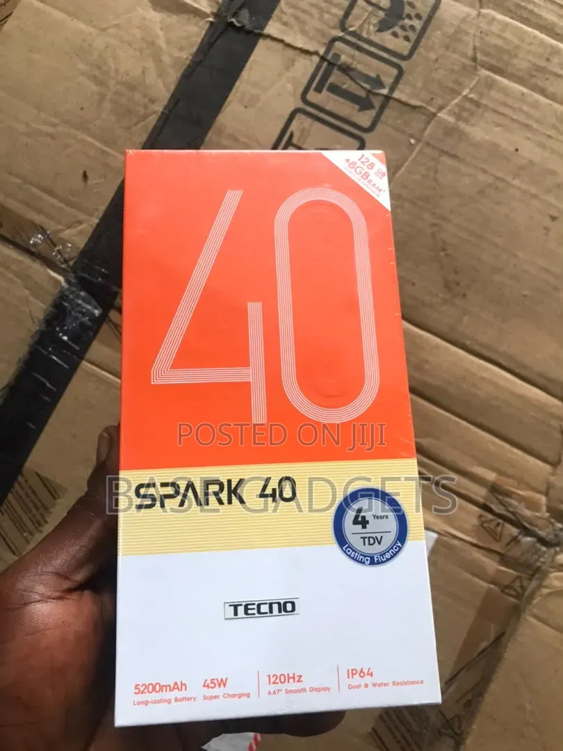New Tecno Spark 40 256 GB Black