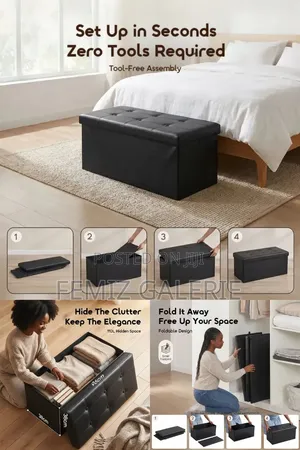 Oraimo Cozy Pro 110L Space Foldable Storage Ottoman