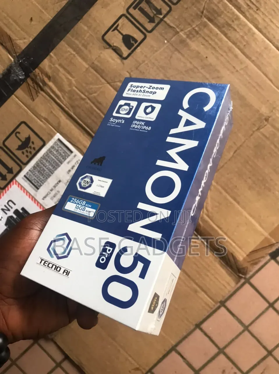 New Tecno Camon 50 Pro 256 GB Black