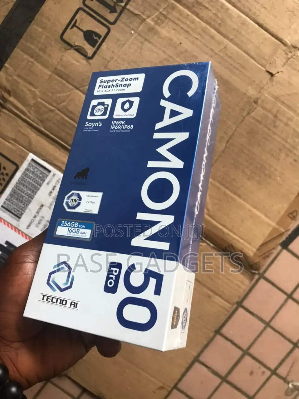 New Tecno Camon 50 Pro 256 GB Black